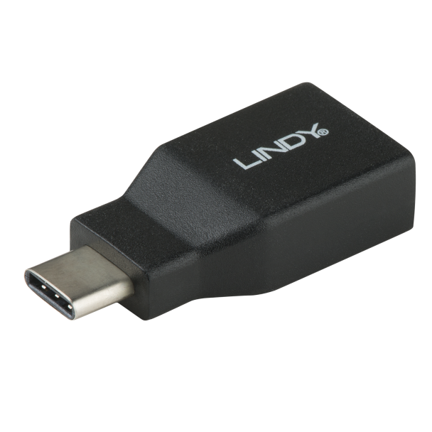 Lindy 41899 adattatore per inversione del genere dei cavi USB 3.1-C USB 3.1-A Nero