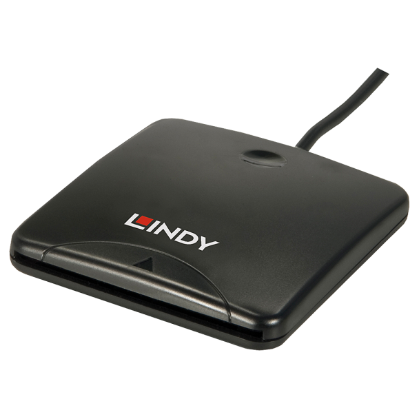 Lindy 42768 lettore di carte magnetiche Nero USB