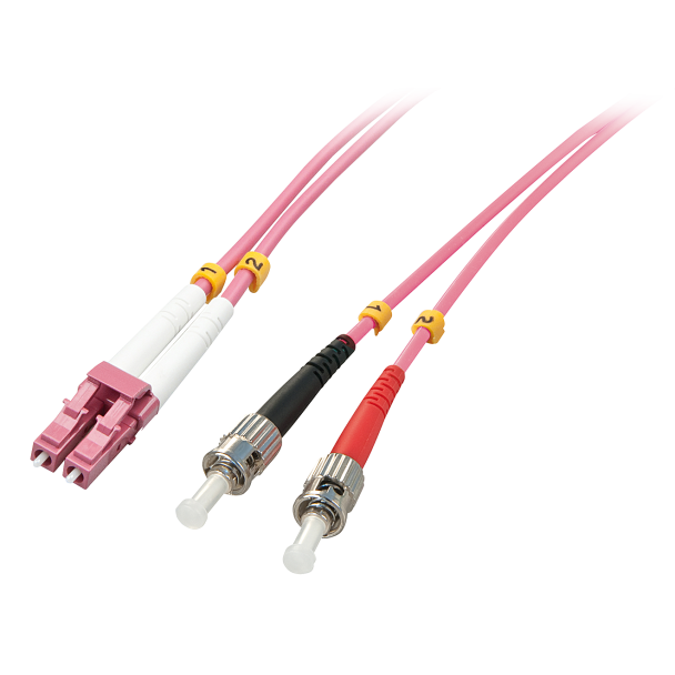 Lindy 46354 InfiniBand/fibre optic cable 10 m LC ST Pink