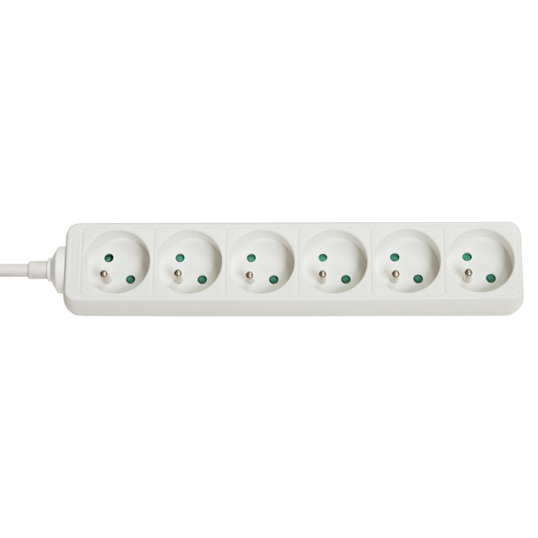 Lindy 73125 power extension 6 AC outlet(s) Indoor White