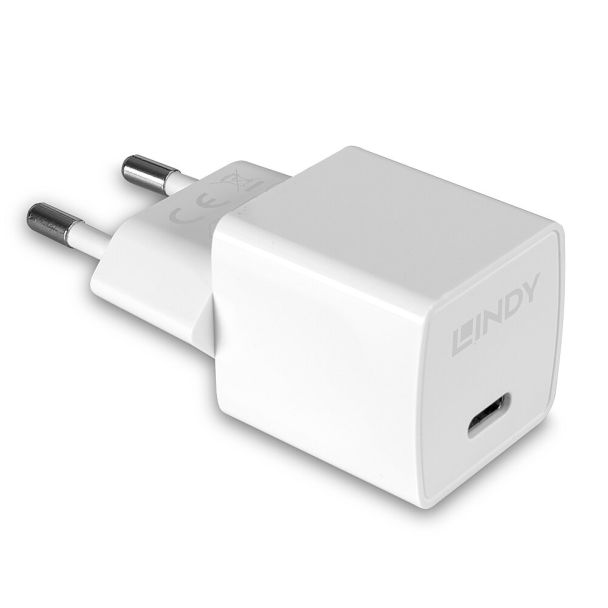 Lindy 73410 Caricabatterie per dispositivi mobili Smartphone Bianco AC Interno