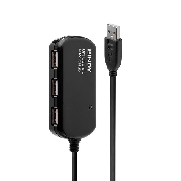 Lindy 8m USB 2.0 Active Extension Pro Hub