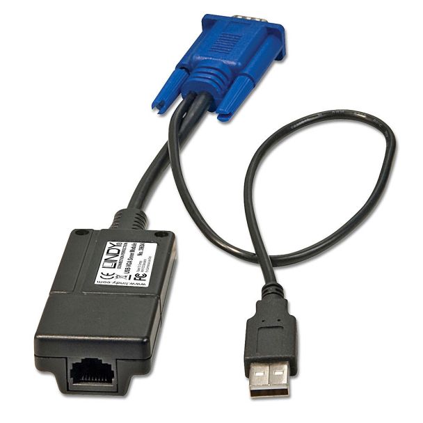 Lindy CAT-32 IP Computer Access Module, USB and VGA