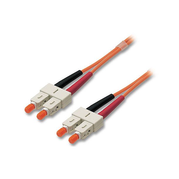 Lindy LWL Duplex SC/SC 50/125 2.0m cavo InfiniBand e in fibra ottica 2 m Arancione