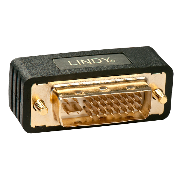 Lindy Premium DVI-I Coupler, Male to Female