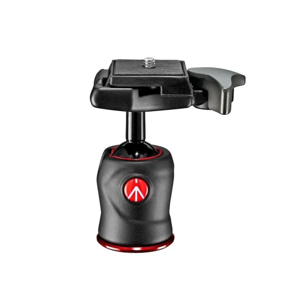 Manfrotto MH490-BH testa per treppiede Nero Alluminio 1/4" Palla