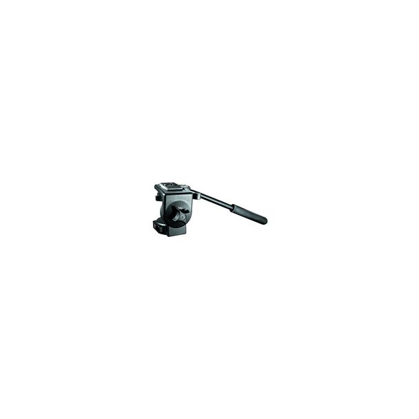 Manfrotto Micro Fluid Video Head + QRCP tripod head Black Aluminium