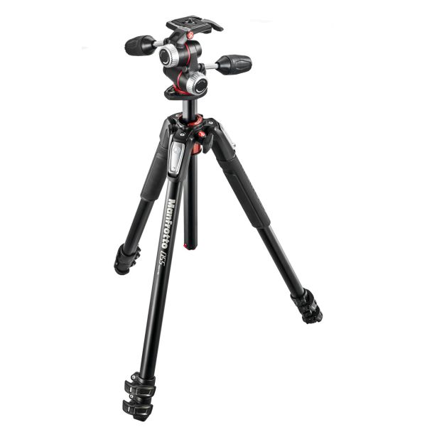 Manfrotto MK055XPRO3-3W treppiede Fotocamere digitali/film 3 gamba/gambe Nero