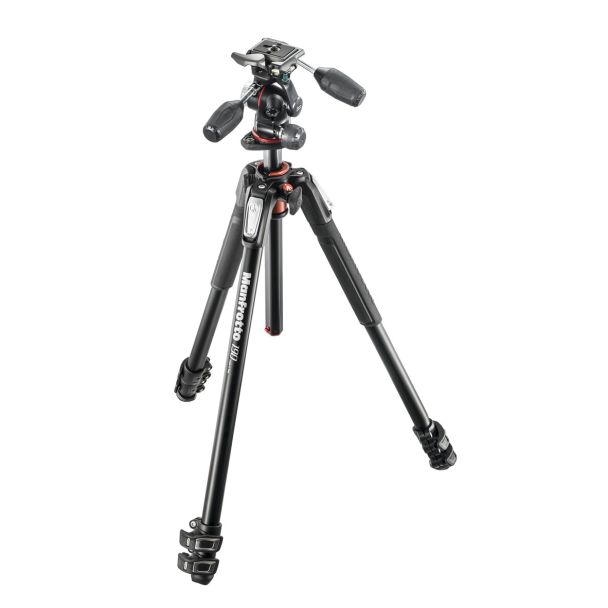 Manfrotto MK190XPRO3-3W tripod Digital/film cameras 3 leg(s) Black