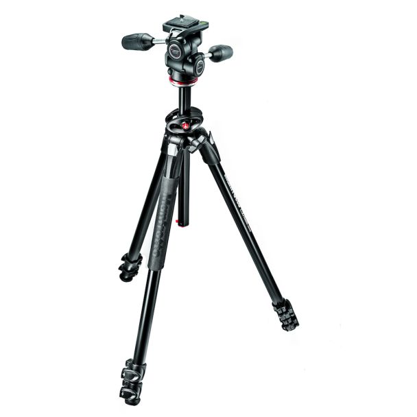 Manfrotto MK290DUA3-3W treppiede Fotocamere digitali/film 3 gamba/gambe Nero