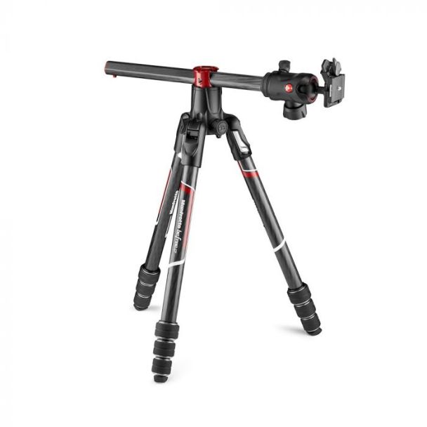 Manfrotto MKBFRC4GTXP-BH treppiede Fotocamere digitali/film 3 gamba/gambe Nero, Rosso