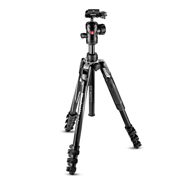 Manfrotto MKBFRLA4BK-BH treppiede 3 gamba/gambe Nero, Argento