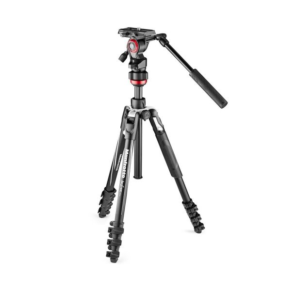 Manfrotto MVKBFRL-LIVE treppiede Fotocamere digitali/film 3 gamba/gambe Nero, Argento