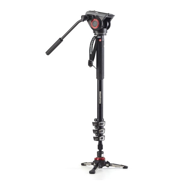 Manfrotto MVMXPRO500 monopiede per fotocamera 1/4, 3/8" Alluminio Nero