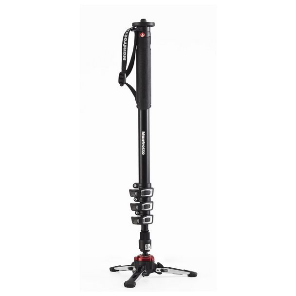 Manfrotto MVMXPROA4 camera monopod 1/4, 3/8" Aluminium Black