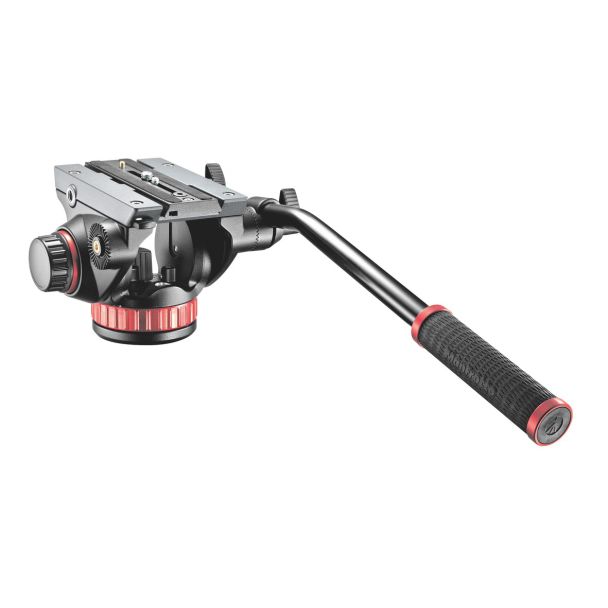 Manfrotto Pro Video tripod head Black, Red Aluminium Universal