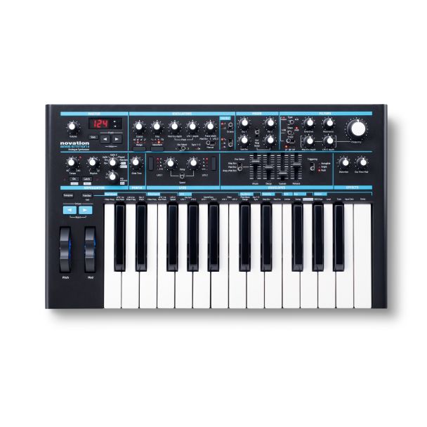 Novation Bass Station II MIDI keyboard USB Black