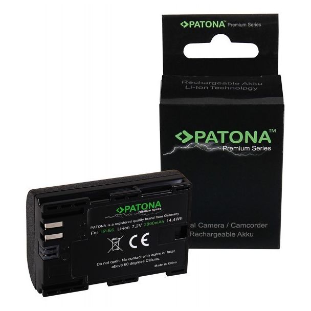 PATONA 1212 Batteria per fotocamera/videocamera Ioni di Litio 2000 mAh