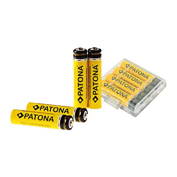 PATONA Micro batteria 4x AAA MICRO LR3 900mAh