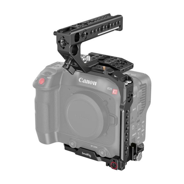 SmallRig 3899 accessorio per stabilizzatori video Gabbia Nero Alluminio, Acciaio inox 1 pz Canon Canon EOS C70 3899