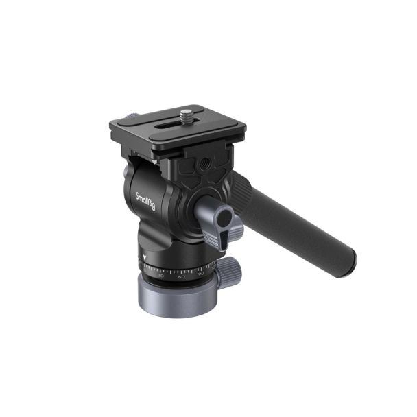 SmallRig 4170 tripod head Black Aluminium, Polyoxymethylene (POM), Silicone, Stainless steel 1/4" Fluid