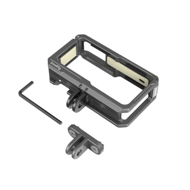 SmallRig Cage For DJI Action 2 camera cage 1/4" Black