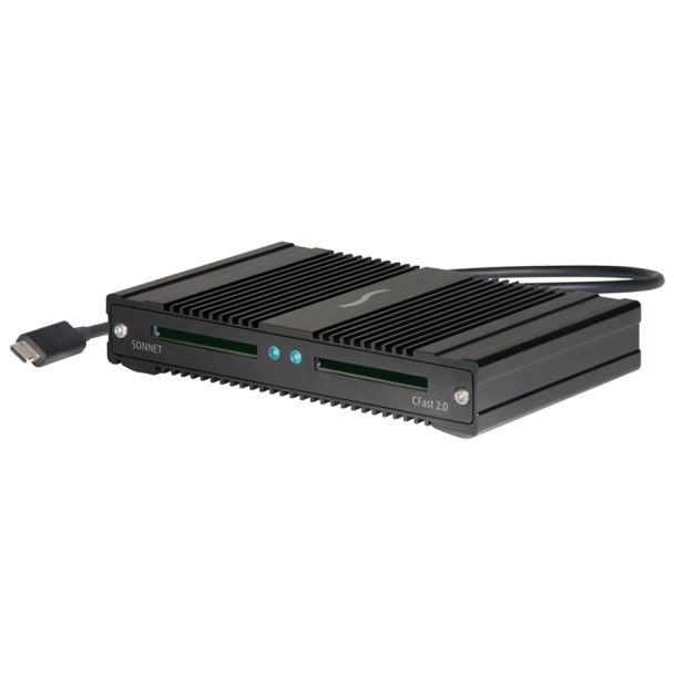 Sonnet SF3-2CFST card reader Thunderbolt 3 Black