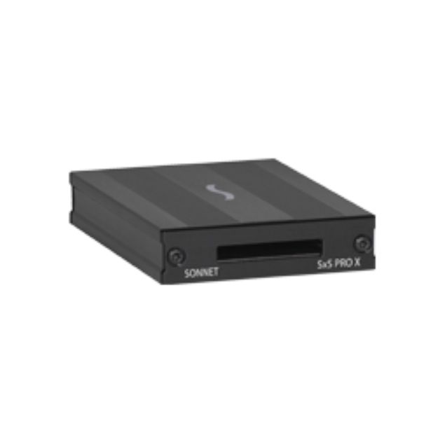 Sonnet SxS PRO X card reader Thunderbolt 3 Black