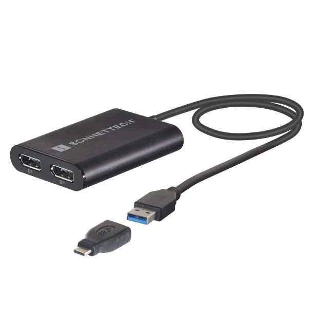 Sonnet USB3-DDP4K USB graphics adapter 3840 x 2160 pixels Black