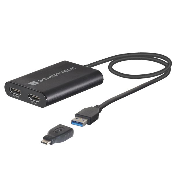 Sonnet USB3-DHDMI adattatore grafico USB 3840 x 2160 Pixel Nero