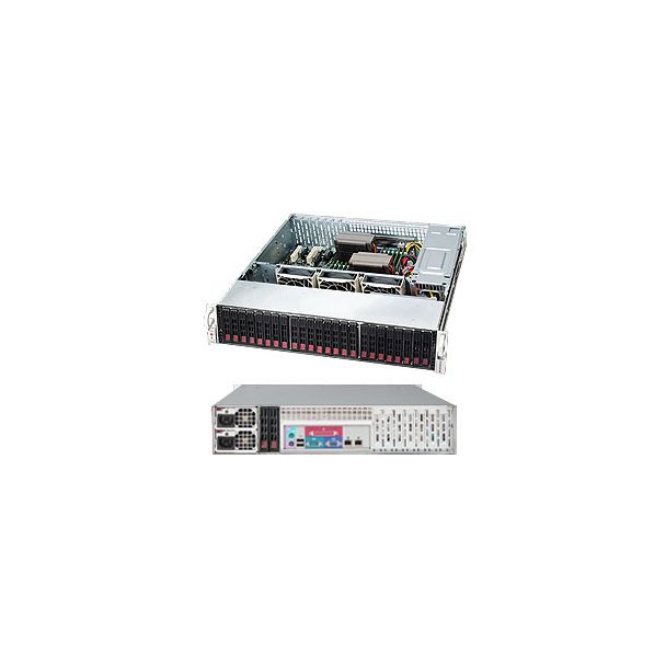 Supermicro 216BAC-R920LPB Rack Black 920 W