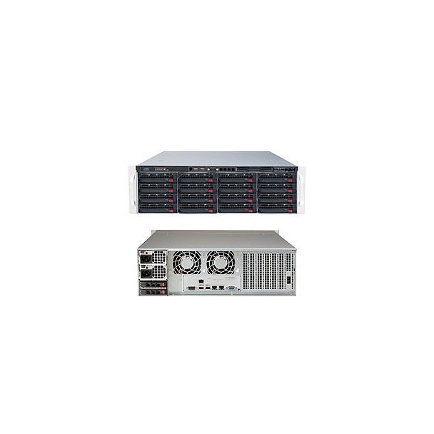 Supermicro 6038R-E1CR16L Intel® C612 LGA 2011 (Socket R) Rack (3U) Black