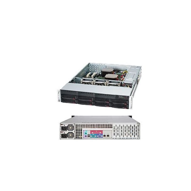 Supermicro 825TQC-R802LPB Rack Black 800 W