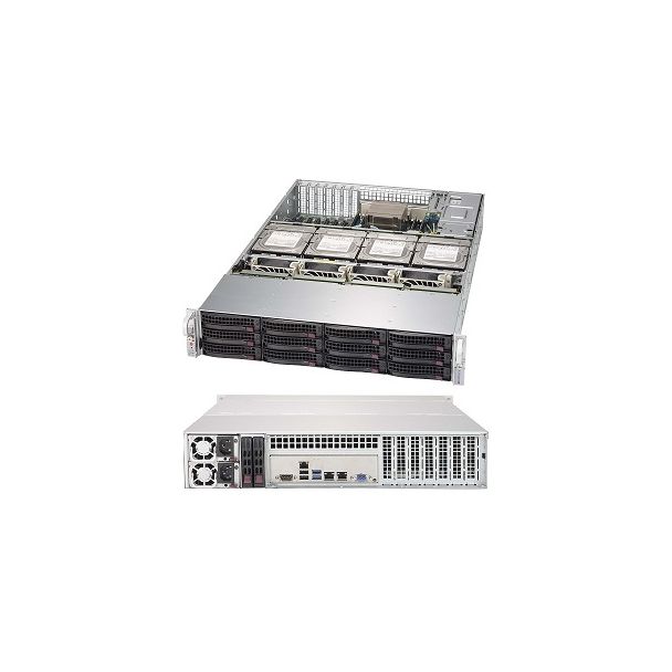 Supermicro 829HE1C4-R1K02LP Supporto Nero, Metallico 1000 W