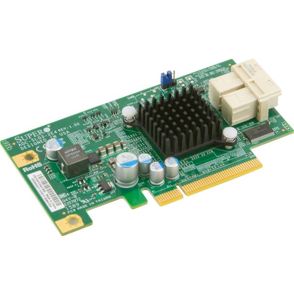 Supermicro AOC-SLG3-4E2P scheda di interfaccia e adattatore Interno SAS