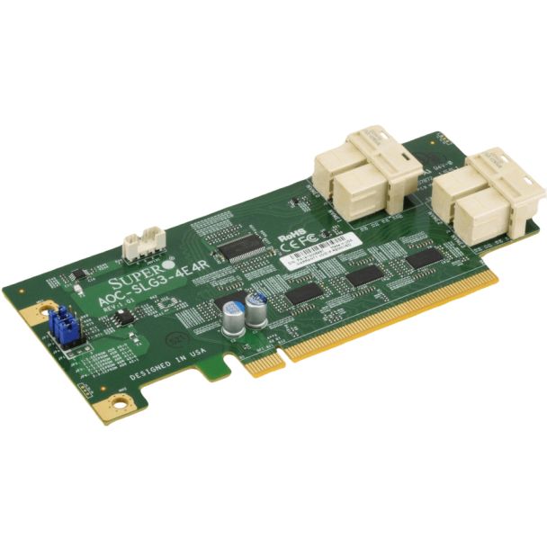 Supermicro AOC-SLG3-4E4R scheda di interfaccia e adattatore Interno SAS