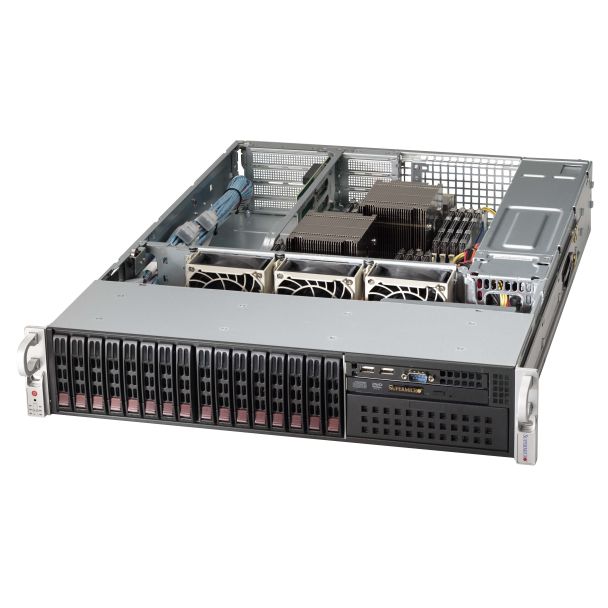 Supermicro CSE-213BAC8-R1K23WB computer case Supporto Nero 1200 W