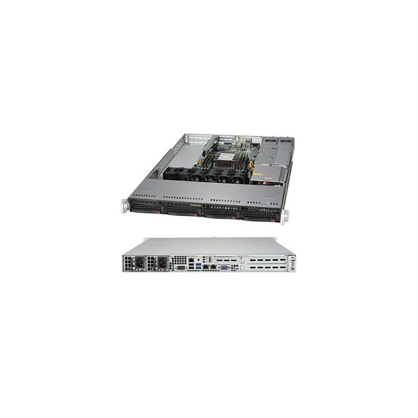 Supermicro CSE-815TQC-R504WB2 computer case Rack Black 500 W