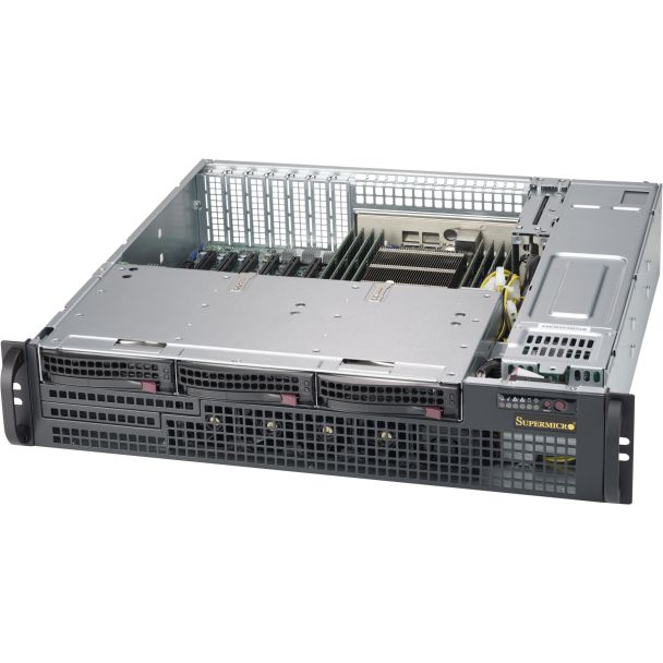 Supermicro CSE-825MBTQC-R802LPB computer case Supporto Nero 800 W