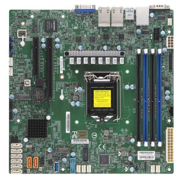 Supermicro MBD-X11SCH-LN4F motherboard Intel C246 LGA 1151 (Socket H4) micro ATX