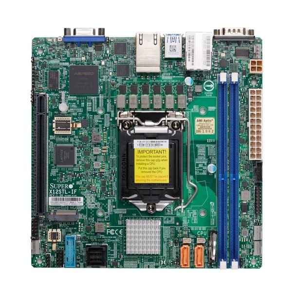 Supermicro MBD-X12STL-IF LGA 1200 (Socket H5) mini ITX