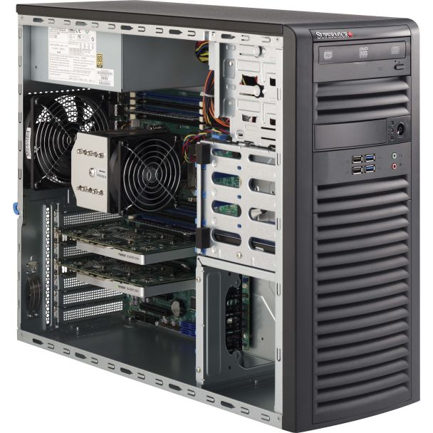 Supermicro SC732D4-903B Midi Tower Nero 900 W