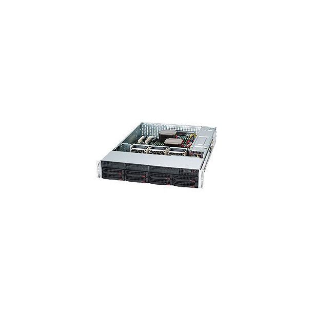 Supermicro SC825TQC-600LPB Rack Black 600 W