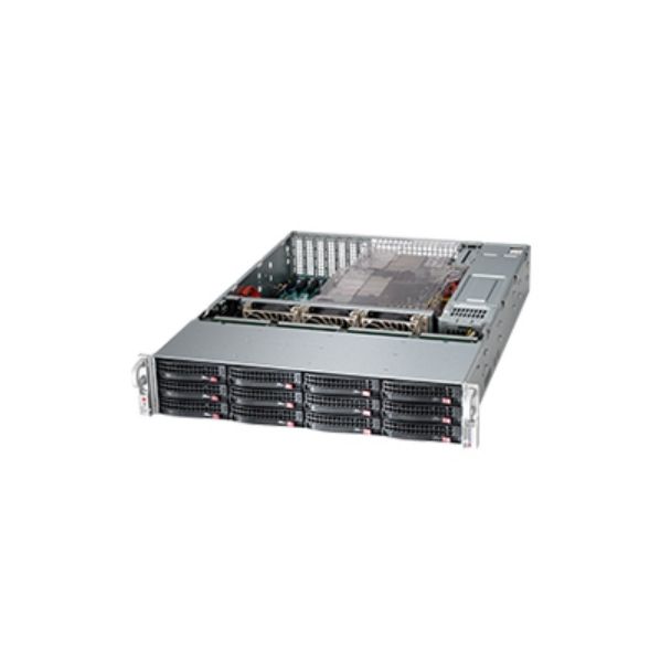 Supermicro SC826BE1C4-R1K23LPB Rack Black 1200 W