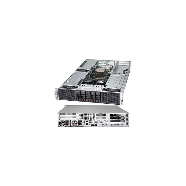 Supermicro Super Server 2029GP-TR Intel® C621 LGA 3647 (Socket P) Armadio (2U) Nero