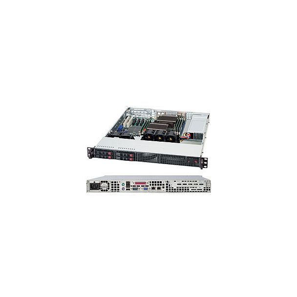 Supermicro SuperChassis 111TQ-600CB Rack Black 600 W