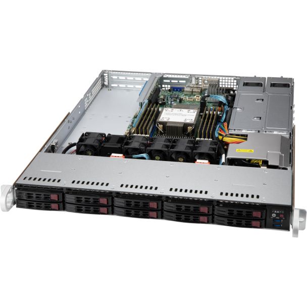 Supermicro SuperChassis 116AC10-R706WB3 Supporto Nero 750 W