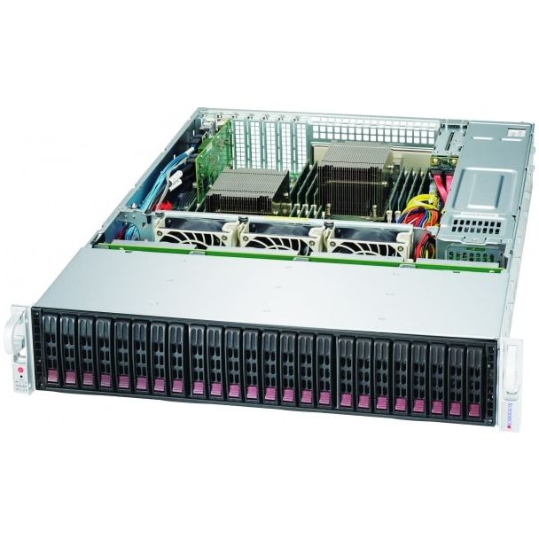 Supermicro SuperChassis 216BAC4-R1K23LPB Rack Black 1200 W