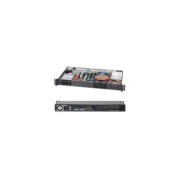 Supermicro SuperChassis 510T-203B Supporto Nero 200 W