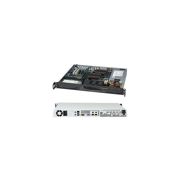 Supermicro SuperChassis 512F-600LB Rack Black 600 W